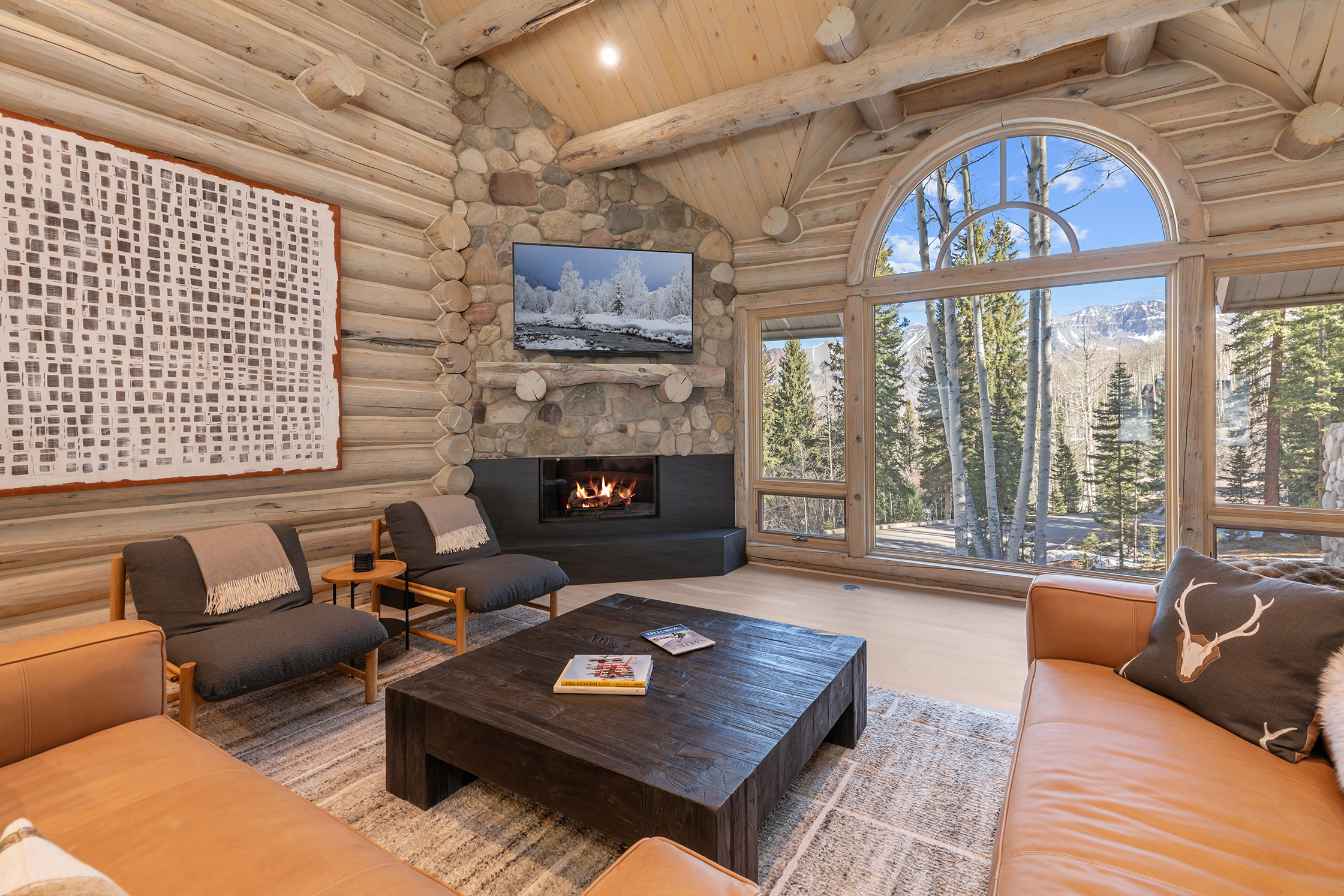 Chef's kitchen with Wolf range and Sub-Zero refrigerator